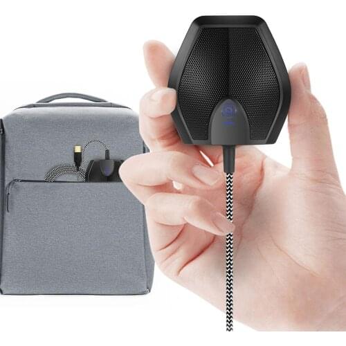 Meeting USB Computer Laptop Microphone Condenser Mic Microphone PC Mac Microphone for Live Broadcast Show KTV Chat