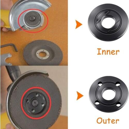 Angle Grinder Disc Holder Nuts Set M16 Thread Replacement Angle Grinder Inner Outer Flange Nut Set Tools