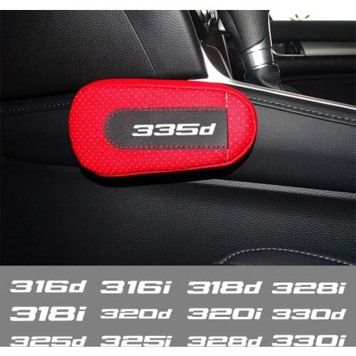 Car soft leather leg pads knee pads seat support elbow support For BMW 340d 335d 330d 328d 325d 320d 318d 316d 340i Accessories