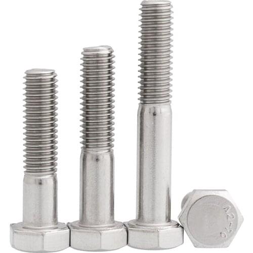 Stainless steel half tooth external screw thread bolt m6m8m10
