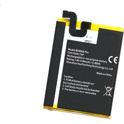 West Rock New 4180mah Battery + Cable for Blackview BV9000 Smart Android Mobile Phone