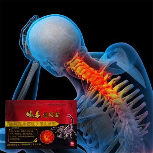 Wholesale Scorpion Venom Ointment Analgesic Plasters Sciatica Rheumatism Headache Herbal Pain Relief Patches Self Heating