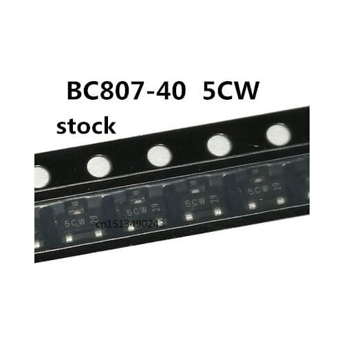 Original new 100pcs/ BC807-40 BC807 5C 5CW SOT23