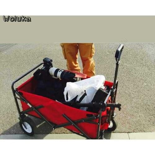 Folding Portable Photographer Cart Outside Shooting Four-wheeled Cart Truck Trolley Cart Photography Equipment CD50 T10