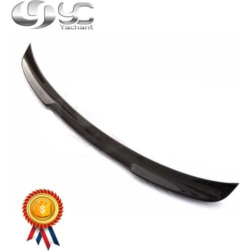 Super Light and Perfect / Imperfect Dry Carbon Fiber Rear Spoiler Fit For 14-17 F82 M4 VRS Style Rear Trunk Spoiler Wing For M4