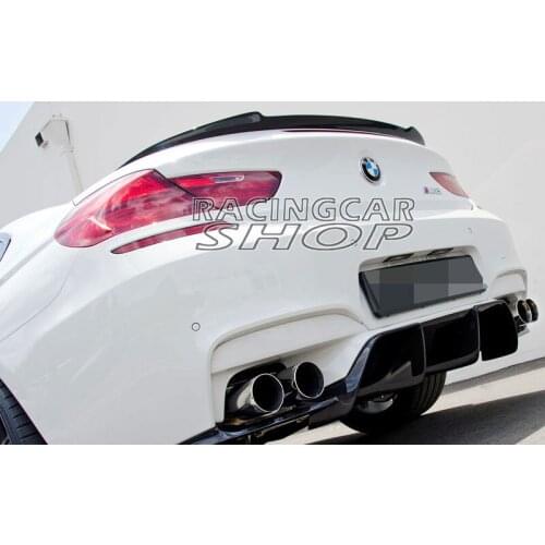 V-Style Real carbon fiber Rear Trunk Spoiler for BMW F13 F06 6 Series Coupe & Gran Coupe 2012UP B033