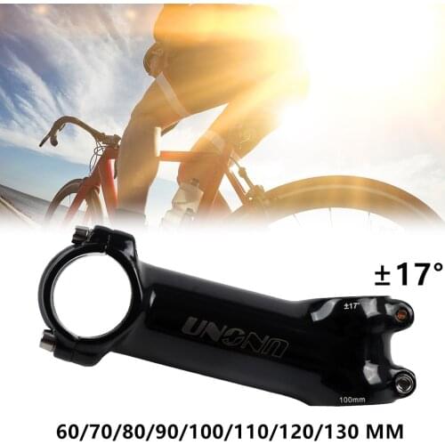Bicycle Stem ±17° Degree MTB Road Mountain Bike Ultralight Riser Stem For 31.8mm Handlebar 60/70/80/90/100/110/120/130 Mm