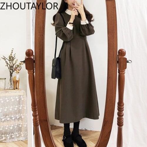 Модные платья-трапеции ZHOUTAYLOR China At AliExpress