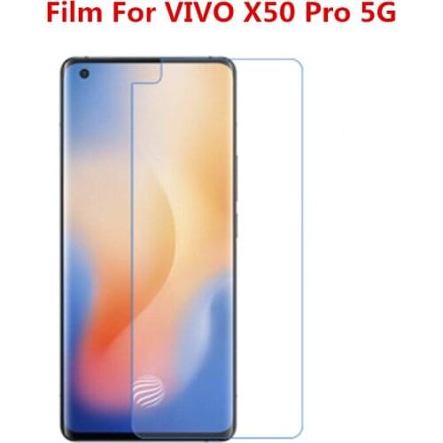 1/2/5/10 Pcs Ultra Thin Clear HD LCD Screen Protector Film With Cleaning Cloth Film For VIVO X50 Pro 5G