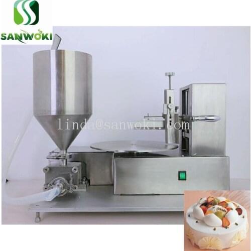 Automatic Smoothing cake cream scraper wedding cream cake maker machine cake cream machine cake smear machine cake printer