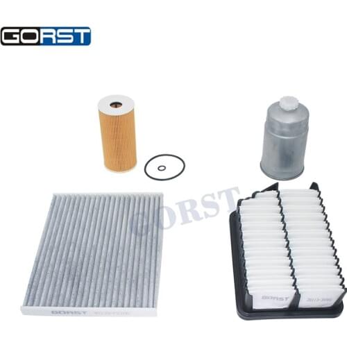 Car Oil Filter Air Filter Cabin Filter Fuel Filter For Hyundai ix35 LM EL ELH For Kia Sportage 2.0 CRDi AWD 2010 2011 2012