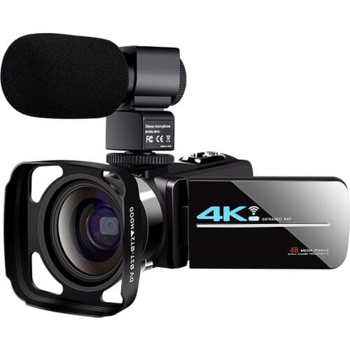 Winait 4K wifi digital video camera max 48 mega pixles home use camcorder