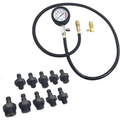 Engine Oil Pressure Test Kit Gauge Diagnostic Tester Dectector Tool Set 0-140PSI