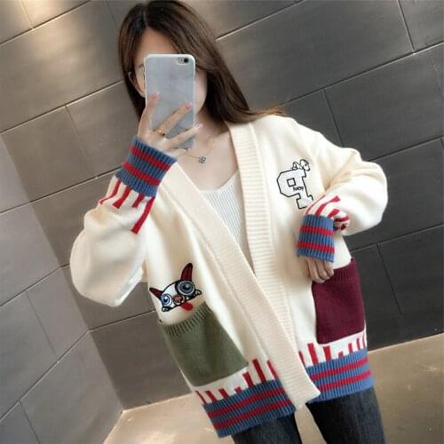 Cardigan sweater womens clothing 2021 new foreign style European goods small jacket fashion in spring and Autumn