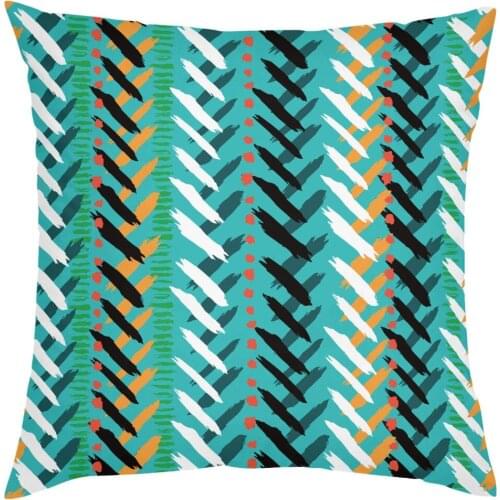 Colorful tropical coast mat cover cover navajo south west india security pillow case case beautiful beach house home