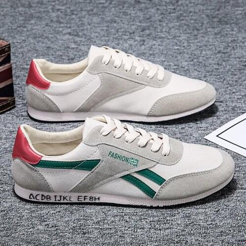 Fashion Students Men Casual Shoes Summer Thin Men Canvas Shoes Lightweight Non-slip Wear-resistant Deodorant Breathable