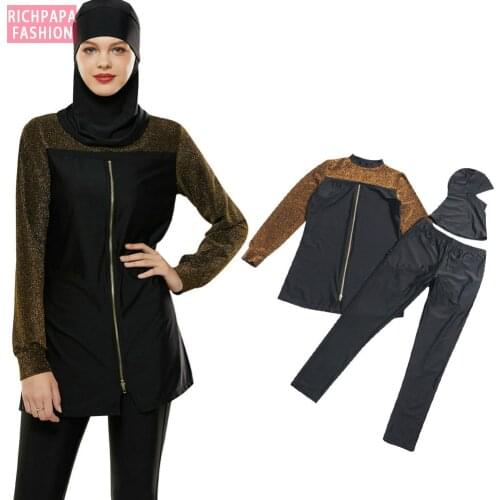 Muslim Swimwear Burkini Islam Swimsuit Bikini Beachwear Modest Swimwear