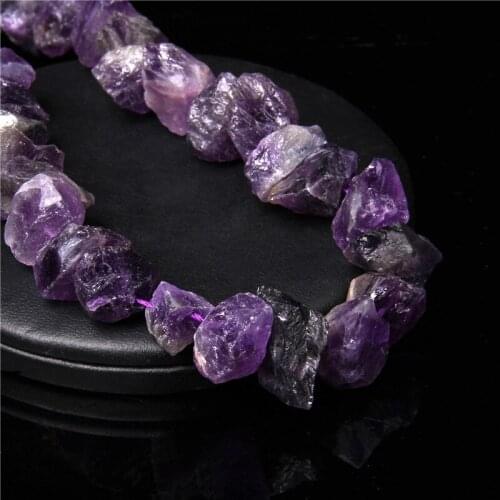 Natural Amethyst Irregular Healing Stone Beads Purple Gravel Mineral Specimen Raw Quartz For Home Decor Jewelry Making Accessory