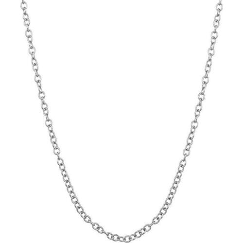 Stainless Steel Silver Plated Cross Chain Necklaces For Jewelry Making Men Women Long Chain Necklace Jewelry Cheap New Trendy