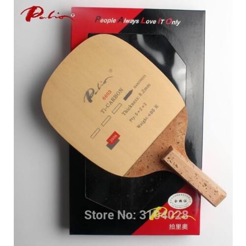 Palio official 8603 table tennis blade Ti carbon cypress wood JS japanese penhold fast attack with loop high strength blade