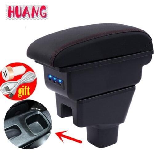 Arm Rest For Suzuki Sx4 2007-2013 Center Centre Console Storage Box Armrest Rotatable 2008 2009 2010 2011 2012