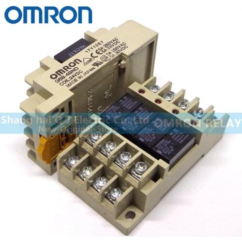 OMRON RELAY G6B-4BND 24VDC Contains 4 G6B-1114P-FD-US-P6B 24VDC Brand new and original relay