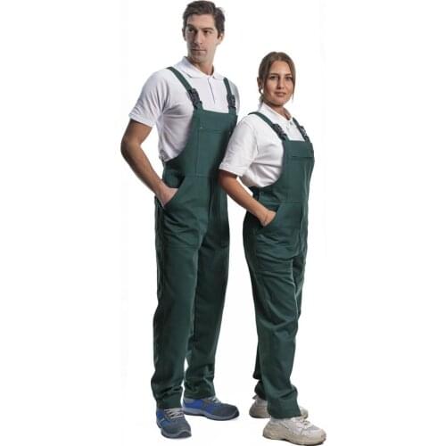 SENSEL of WORKWEAR ,Overall, 100% Cotton, Dark Green,8 E421