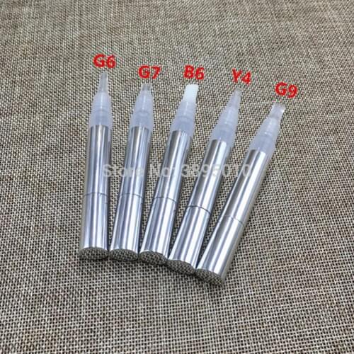 3ml silver cosmetic pen for lip gloss cream /mascara/Eyelash growth liquid/ teeth whitening tube or cosmetic pen F586