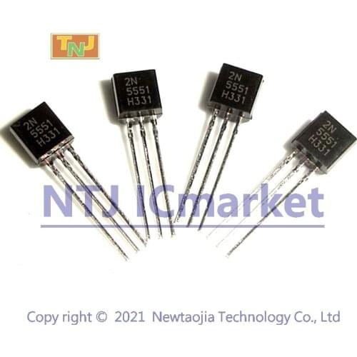 1000 PCS 2N5551 TO-92 NPN General Purpose Amplifier