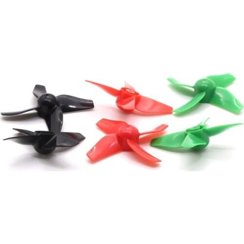 10Pair Four-blade 31mm Propeller CW CCW 0.8mm Hole Pitch Propellers Tinywhoop H36E010Tiny6 Props for RC Drone 615 Coreless Motor