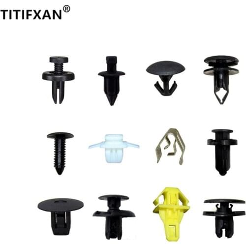 Auto 10mm 9mm 8mm 7mm 6mm 5mm Hole Plug-in Screws Clip Push-in Expansion Snap Rivet Fasteners Set For Honda S2000 N-WGN NSX S660
