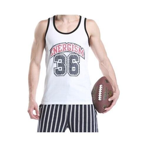 Free shipping!Brand SEOBEAN Summer Cotton New Sexy Mens Tank Tops Fashion Comfort Fitness Mens Undershirt Print Vest