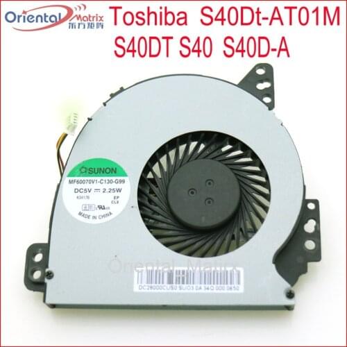 Free Shipping New MF60070V1-C130-G99 DC05V 0.45A Fan For Toshiba S40DT-AT01M S40DT S40 S40D-A Cooler Cooling Fan