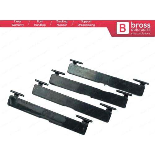 BSR576-1 4x Roof Flap Luggage Rack Carrier Mounting Molding Port Bag Rail Lid Cover Trim 2057504100 for Mercedes C W205 95*12 mm