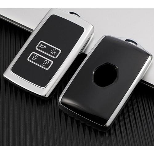 New Design TPU Car Key Cover, For Renault Ridjar Megane Capturer 4 Rs Koleos Logan Case Keychain Protect Accessories Shell