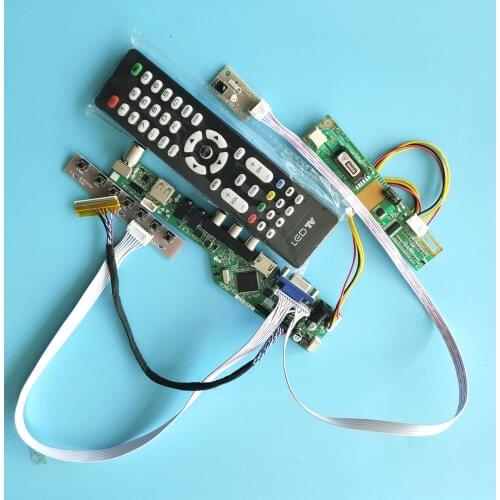 For QD15TL02 Rev.061 lamps 15.4" Digital Signal AV 30pin USB Interface Module Resolution TV Controller Board VGA HDMI 1280X800