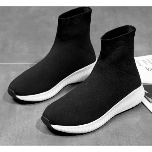 Air Mesh Mens Skateboard Shoes Breathable Sneakers Women Sports Skateboarding Shoes Comfortable Height Increasing Jogging Male