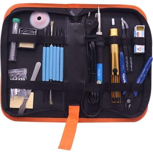 60 W To 220 V EC Electric Adjustable Temperature Welding Soldering Iron Welding Tool with Pcs. 5 pieces. iron tips Tin wire twee