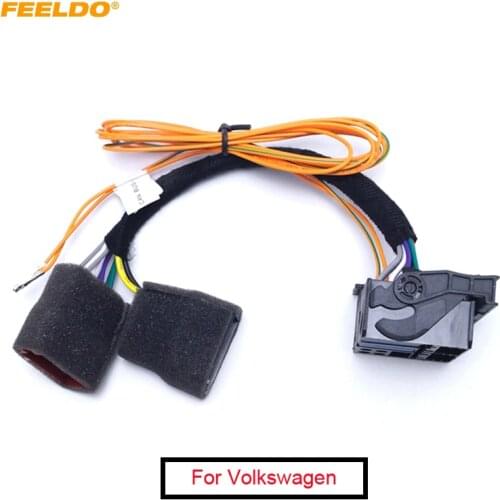 FEELDO 5Pcs Car CANBUS Adapter Cable Converter Wire For Volkswagen CD Player RNS510 RCD310 RCD510 RNS315 #AM1733