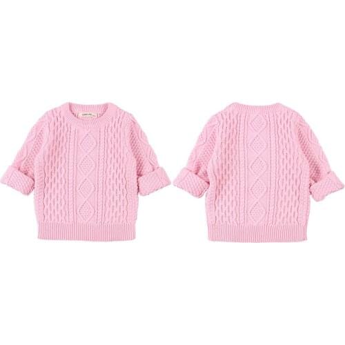 Baby Boys Girls Cotton Sweaters Casual Kids Girl Autumn Knit Pattern Pullover Toddler Boy Long Sleeve Clothes Children Clothes