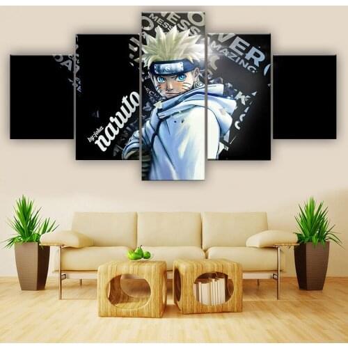 5 Piece Wall Art Canvas Anime Manga Prints Figure Ninja Posters And Pictures Modern Home Living Room Decoration Paintings