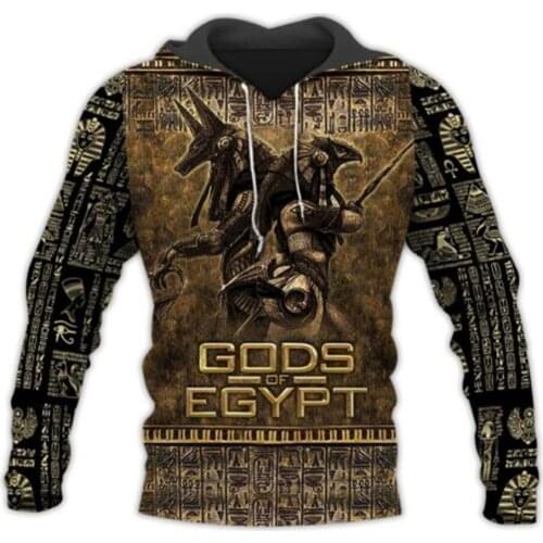 Ancient Egypt Gods Of Egyt 3D Jacket Men/Women Harajuku Hoodie Unisex Casual Streetwear Sweatshirt Pullover Sudadera Hombre