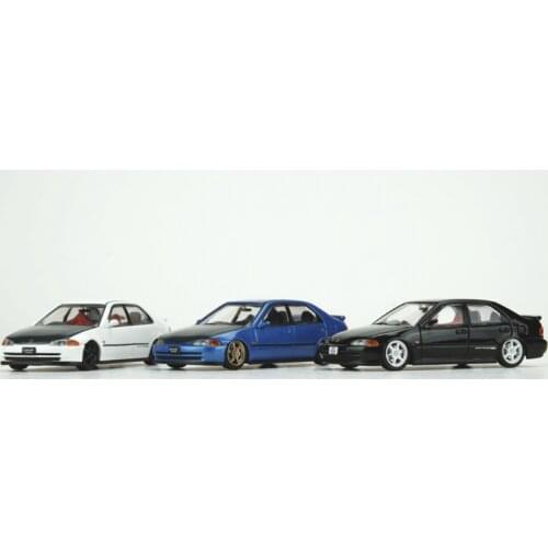 Diecast 1:64 Scale HONDA CIVICERIO EG9 Mini Alloy Car Model Collection Souvenir Ornaments Display Vehicle Toys Gift
