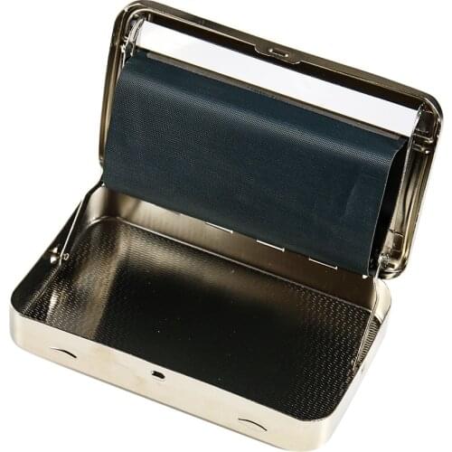 110mm Metal Cigarette Rolling Machine Portable Tobacco Cigarette Roller for Rolling Paper Cigarette Maker Smoking Accessories