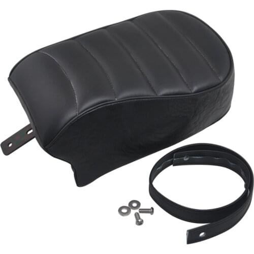 Motorcycle Black Leather Rear Passenger Seat Pillion Cushion For Harley Sportster Iron 883 XL883N 2016-2019 2017 2018