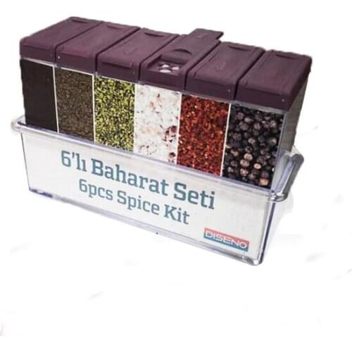 Trend 2021 Diseno 6'lı Spice set Dark Damson посуда для кухни наборы set kitchen vaisselle platos