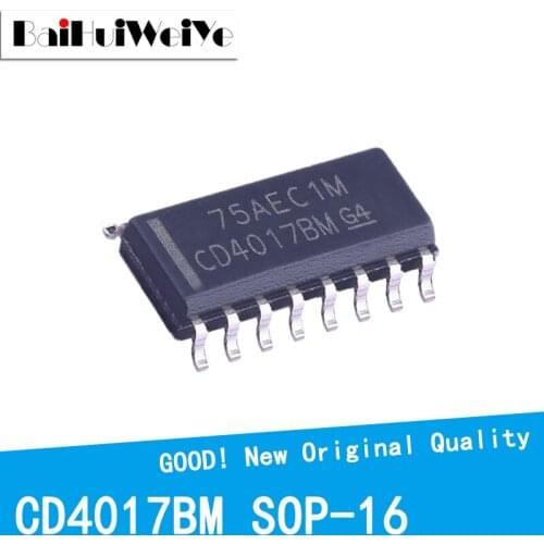 20PCS/LOE CD4017BM CD4017 CD4017BM96 4017 SOP16 Operational SOP-16 SMD New Original IC Amplifier Chipset Good Quality
