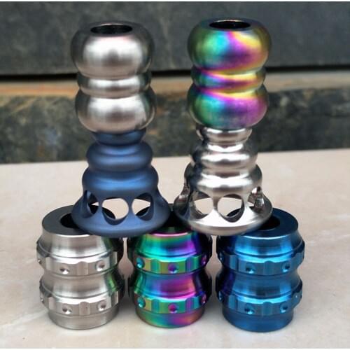 Knife Beads Titanium Alloy TC4 Knife Lanyard Paracord Rope Knife Fall EDC Multi Tools Outdoor Camping Knife EDC Gadgets Pendant