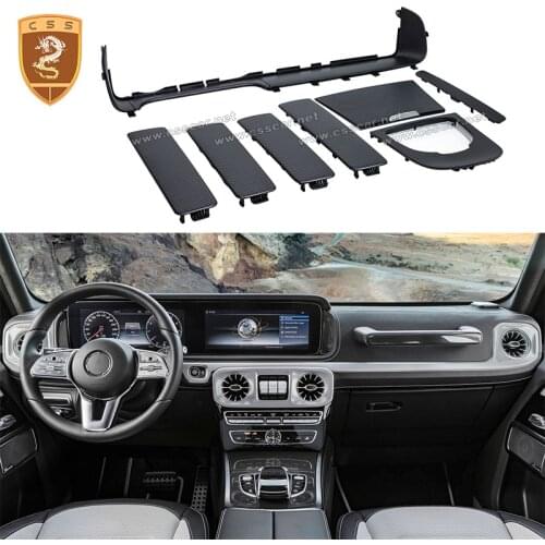 Dry Carbon Switch Panel Cover For New Benz G Class W464 G350 G63 Carbon Fiber Interior Auto Decoration Trim