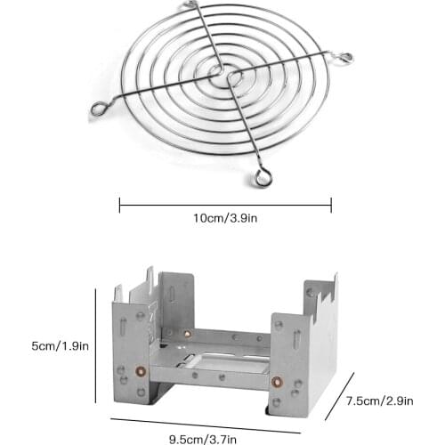 Portable Camping Alcohol Stove Solid Alcohol Fuel Folding Stove Outdoor Mini Spirit Cooking Cookout Picnic BBQ Wax Stove